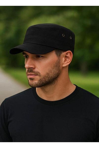 SFCOLLECTION Men's Castro Hat Cap Cotton Cuban Cap