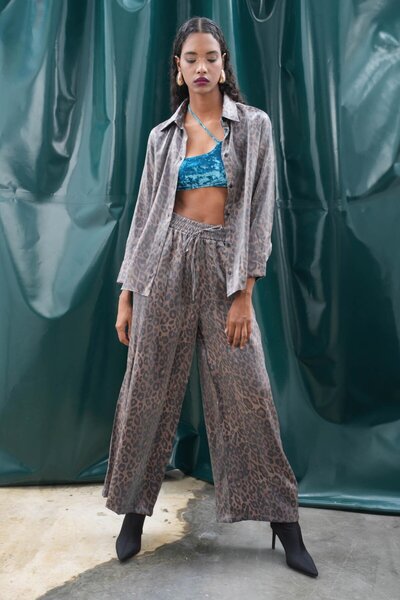 Lijuri مجموعة لامعة منقوشة على شكل حيوانات من جاكينث - 9907