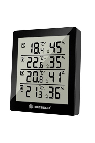 BRESSER Stație meteo 7000020 CM 3000 cu termometru, higrometru și 3 senzori e...