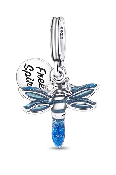 Fubena Yusufçuk Sallantılı Gümüş Charm