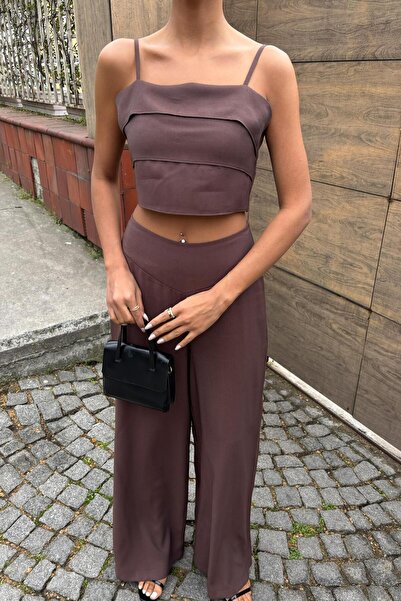 Lijuri Crop Plazzo Trousers Set 10155-08