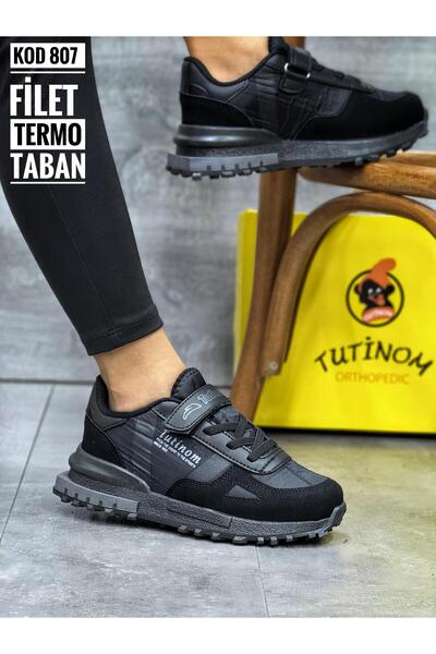 Tutınom TERMO TABAN ORTOPEDİK ÇOCUK SPOR AYAKKABI KIZ VE ERKEKLER İÇİN OKUL AYAKKABISI