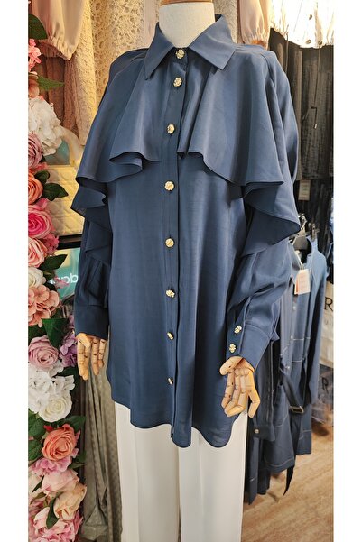 Levidor Önü Volanlı Gömlek