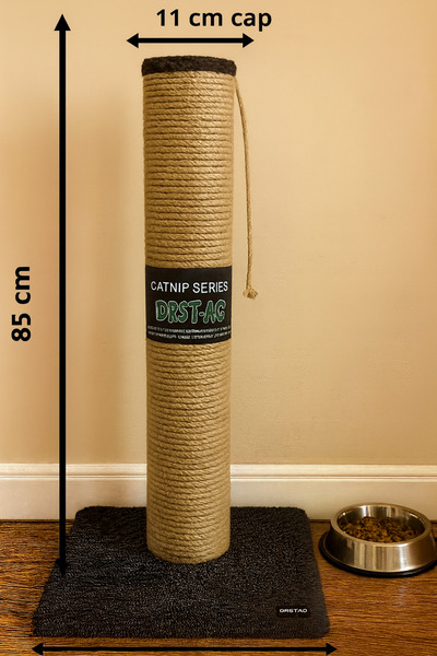 DRSTAG 85 cm Catnip Cat Scratching Board Gray Color
