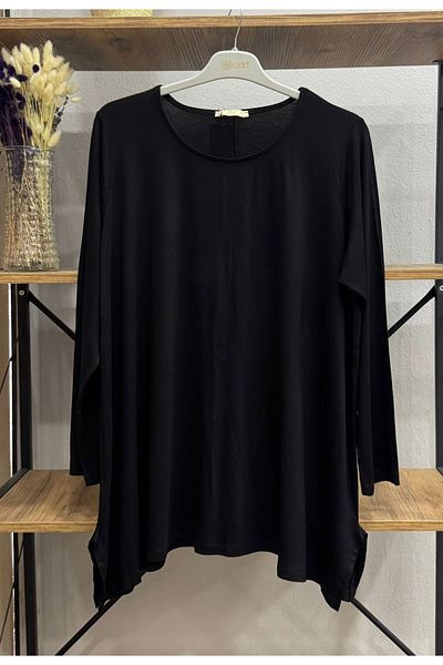 ÖZNE BUTİK Women's 100% Cotton Lycra Combed Cotton Tunic