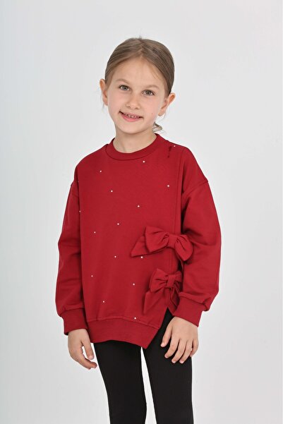 Toontoy Swea cu fundă cu strasuri pentru fetiță tricou