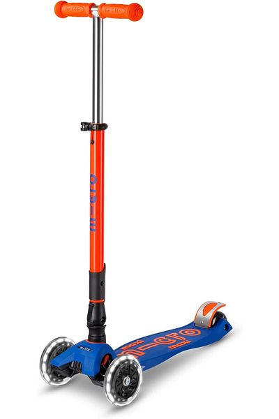 Micro Scooters | Maxi Deluxe Foldable Children's Scooter | Big Wheels | Handlebar Adjustable |