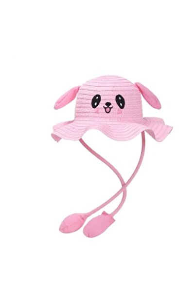 OEM Summer Hat, Bunny, With Moving Ears, Pink