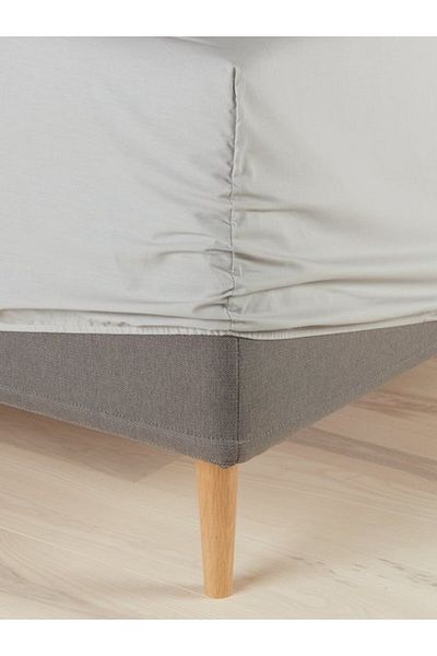 OEM Fitted sheet DAGNY 90x200x35 light gray