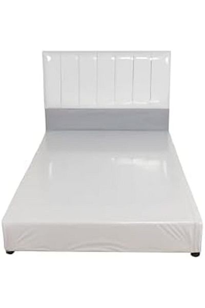 HOMEVEO Modern and Luxurious Upholstered Bed Frame for Bedroom Without Mattress