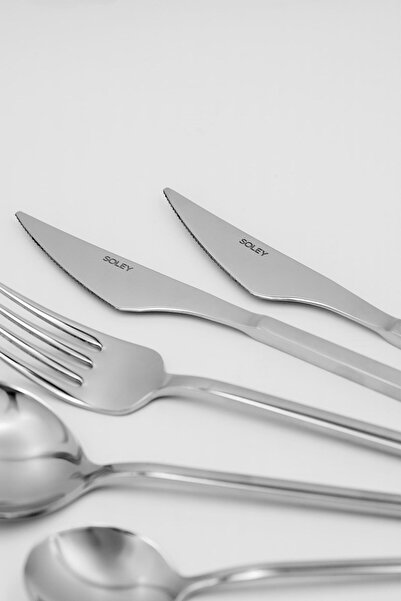 Soley | ZENIA | 6 kişilik 30 Parça Çatal Kaşık Bıçak Takımı