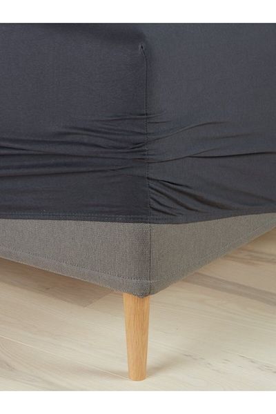 OEM Cearșaf tricot JENNY 90x200x35 antracit
