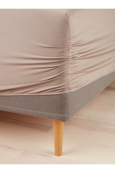 OEM Cearșaf elastic VIVIAN 90x200x35 maro