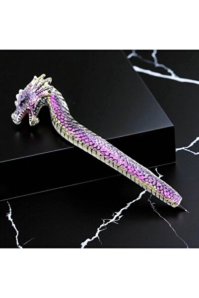 Kuzey Tacı قلم ترتر على شكل تنين - تصميم خيالي وأساطيري - مصنوع من البوليستر ...