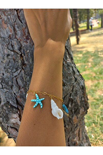 lavantebutik سوار نسائي من الفولاذ بتصميم البحر