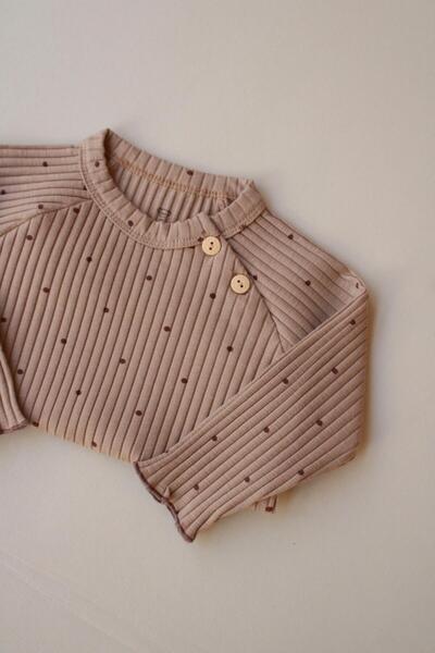 Oh La La Koala For Little Ones Spot Girl Ruffle Top