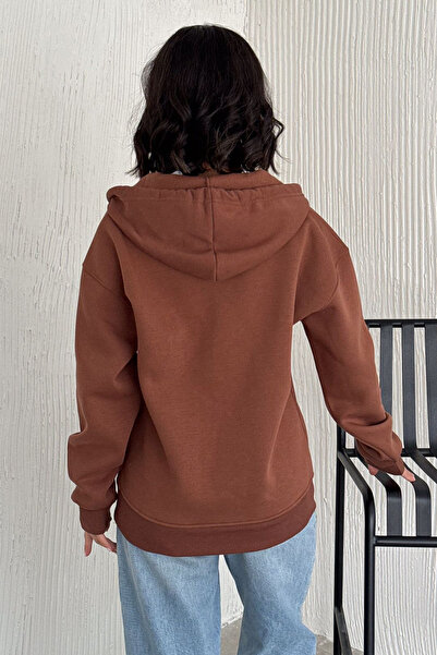 Noa Noa Φούτερ Unisex με φερμουάρ με κουκούλα – Casual Street Style