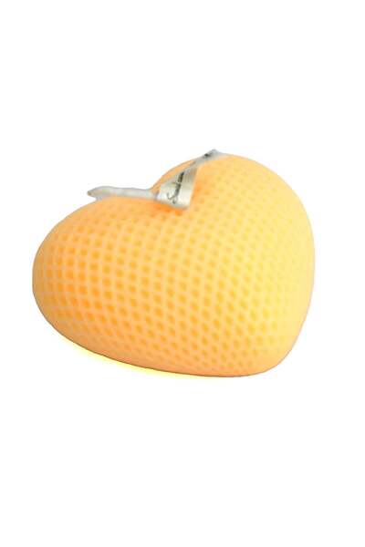 Generic Orange Candle Heart Shape/Sceted Advent Candle/ Fruit Scented Candles...