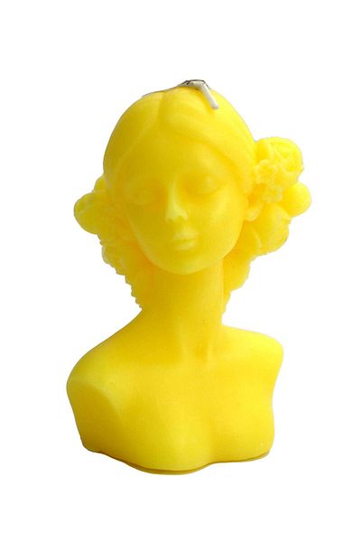 Generic Woman Bust Scented Candle Lime Basil/Scented Candle For Home DÃ©cor, Salon, And Boutique/Candle Wit