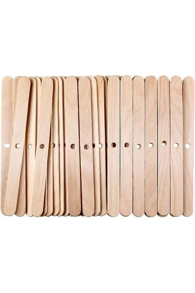 Generic 100-Piece Candle Wick Holder Set Beige/Brown One Size