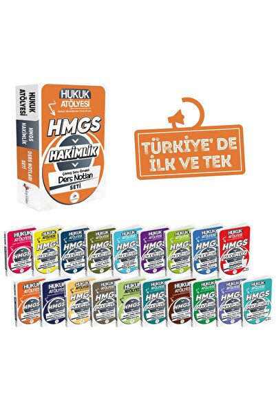 Dizgi Kitap Hukuk Atölyesi HMGS Hakimlik Çıkmış Soru Örnekli Ders Notları Seti