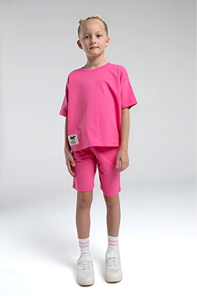 Rolypoly Mother Daughter Bermuda Suit Two Thread Knitted Fabric