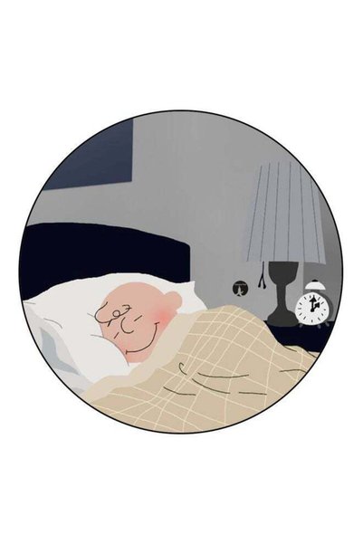 Generic Cartoon Printed Fridge Magnet Grey/Beige/Black 5.5cm