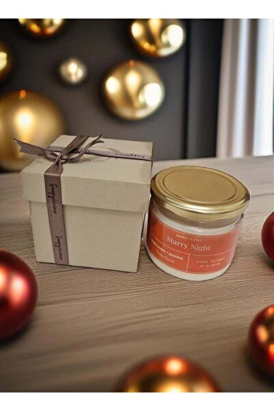 Generic Soy Wax Candle – Starry Night Jasmine, 220g in Premium Gift-Ready Box...