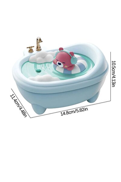 ela777 Küvet Tasarımlı Işıklı Hava Nemlendirici Buhar Makinesi ve Aroma Difüzörü