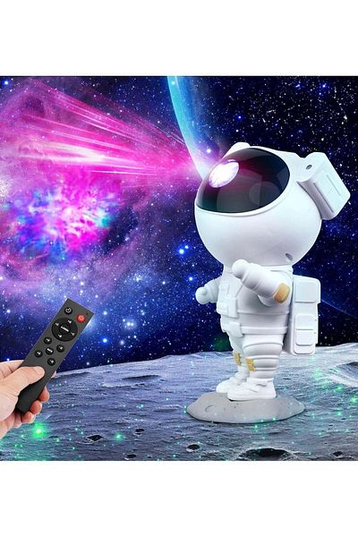 Generic Astronaut Galaxy Projector, Star Projector Galaxy Light with Timer and Remote, Night Light for Kids