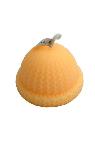 Generic Beanie Hat Shaped Scented Candle Orange/ Aesthetic Candle Scented for...
