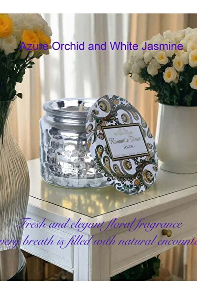 Generic Scented Candle(Aromatherapy Candle) with candle holder gift box -Orch...