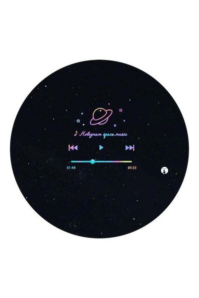Generic Music Printed Fridge Magnet Black/Purple/Blue