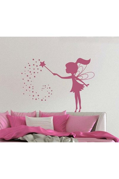 Generic Kids Room Decorative Wall Sticker Pink 60x80cm