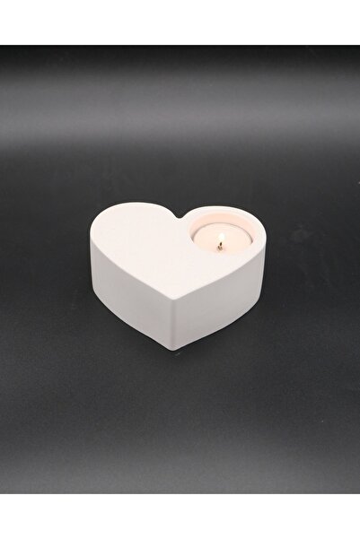 ATEŞLER HEDİYELİK BEYAZ DEKORATİFMUMLUK