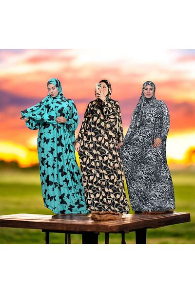 Generies A set of 3 free size shawls, suitable for weights up to 110 kg