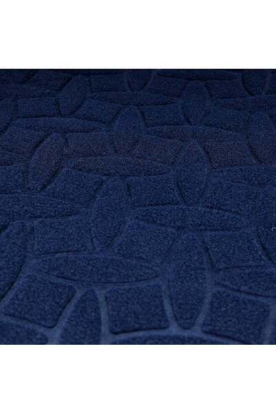 ROYALFORD Rectangular Solid Bathing Mat Blue 40x60cm