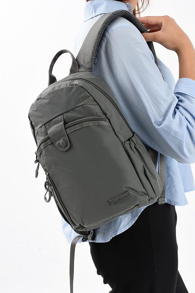 571 Collections Çanta Ultra Light Stylish and Waterproof Medium Backpack Light Gray Model: (571-13-9C)