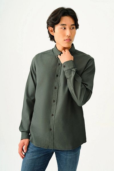Loft Men's Khaki1 Lf 2030872 White m Shg Shirt Lf2030872-Kha