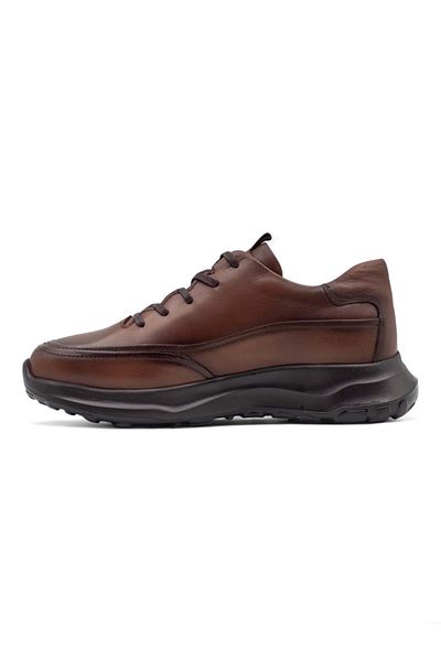 Voyager M338 Men's Khaki Leather Sports Shoes