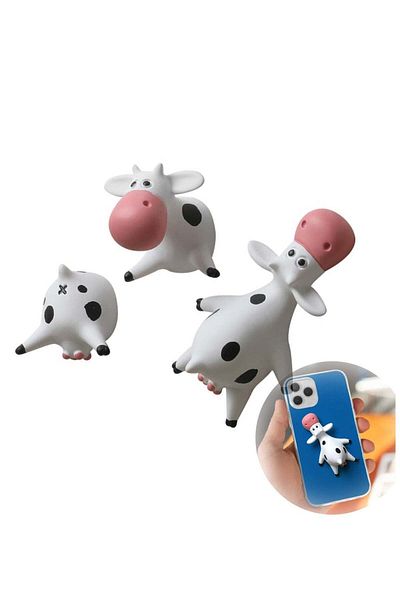 Generic SYOSI 3-Piece Cute Refrigerator Magnetic Sticker Set, 3d Resin Refrigerator Magnet For Kitchen Offi