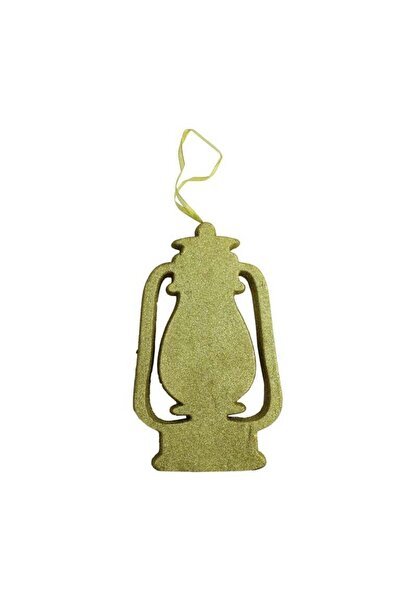 Generic Glittering Hanging Lantern 29cm of Golden Elegance Hanging Lanterns D...
