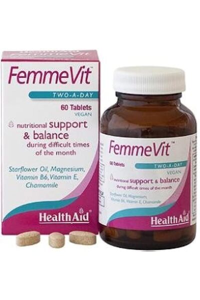 Healthaid أقراص FemmeVit PMS (60 قرصًا)