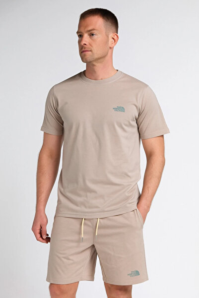 NORTHFACE Thenortface Shorts + T-Shirt Set Gray