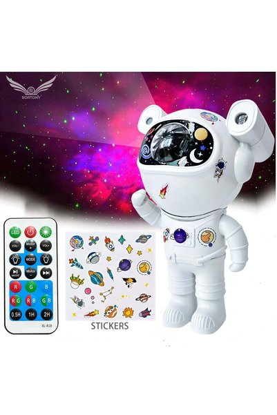 Generic Star Projector Night Light Astronaut Projector with Speaker Kids Room...