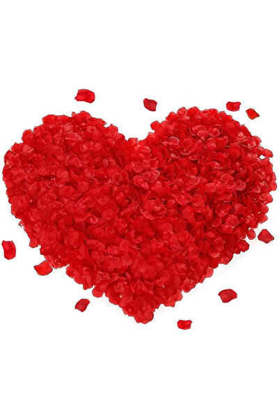 lowell home Red Color Rose Petal Shaped Confetti – 5 Pack 500 Pieces