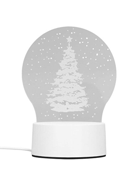 Generic 3D Christmas Tree LED Night Light White