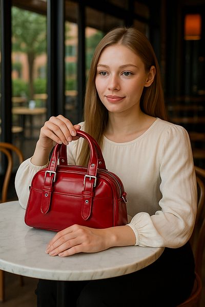 Handley Women's Shoulder and Hand Bag – Luxury Bag with Versatile Buckle Design