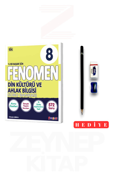 Fenomen Yayıncılık 8.Sınıf Din Kültürü ve Ahlak Bilgisi Soru Bankası 2025-26(...