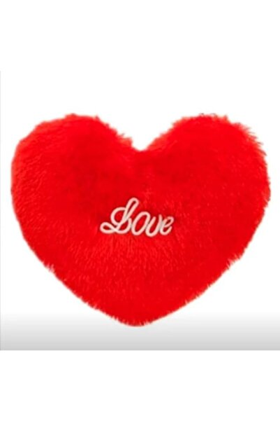 Generic Brand ''Red Heart Pillow/Cushion with Love Text/Soft Decorative-for s...